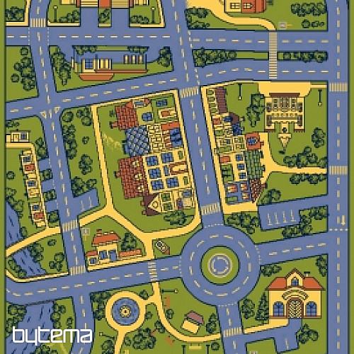 Children's piece rug CITY! Last piece !