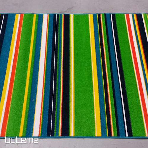 Children carpet CITY stripe pink