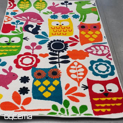 Children carpet CITY OWLS multi