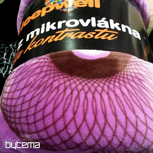 Blanket SHEEP - purple bubble