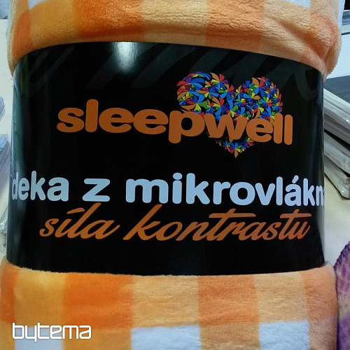 Blanket SHEEP - orange cube