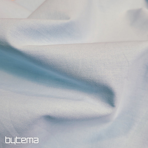 Cotton fabric UNI light blue