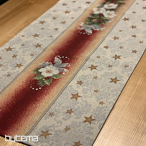 Tapestry tablecloth Christmas Candle