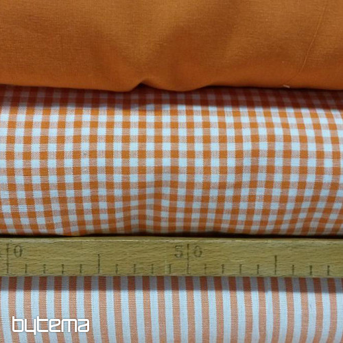 Decorative fabric orange uni