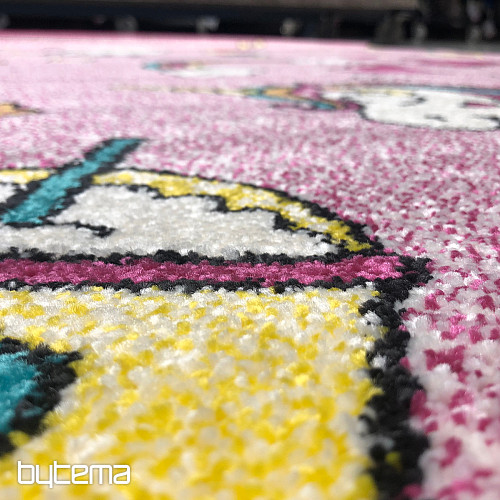 Children's piece rug PLAY FLAMINGO