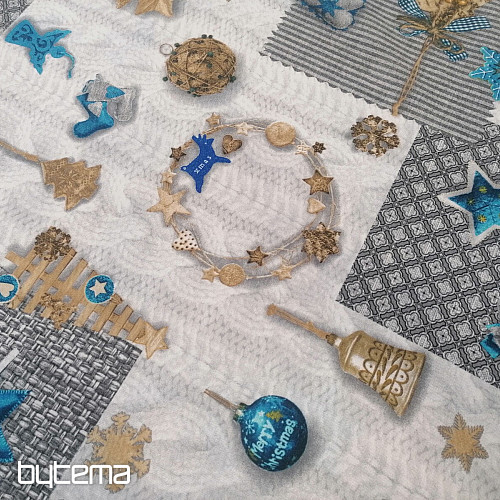 Decorative fabric NEVADA blue