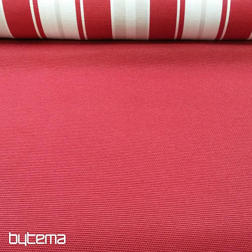 Decorative fabric Stripe red