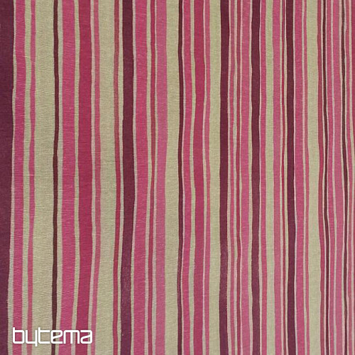 Decorative fabric INDI pink stripe
