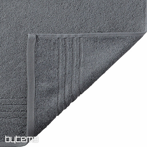 Luxury towel and bath towel MADISON 072 dark gray