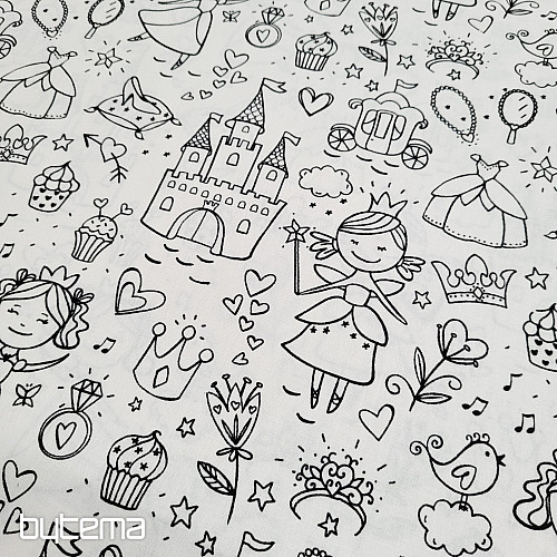 PRINCESS painting fabric