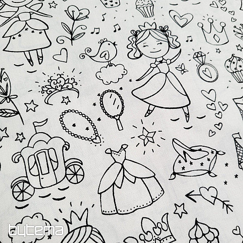 PRINCESS painting fabric
