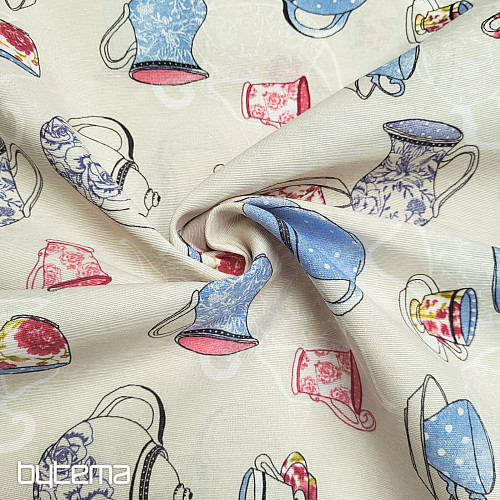 Decorative fabric TEA SET