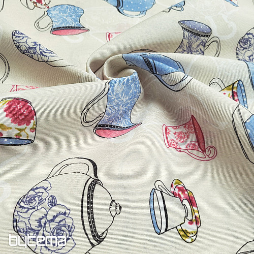 Decorative fabric TEA SET