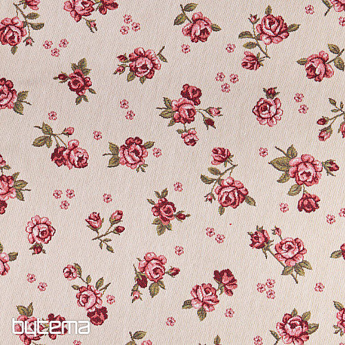 Tapestry fabric EDEN ROSES