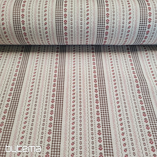 Fabric TOSCANA VALERY 17 RIGA stripe