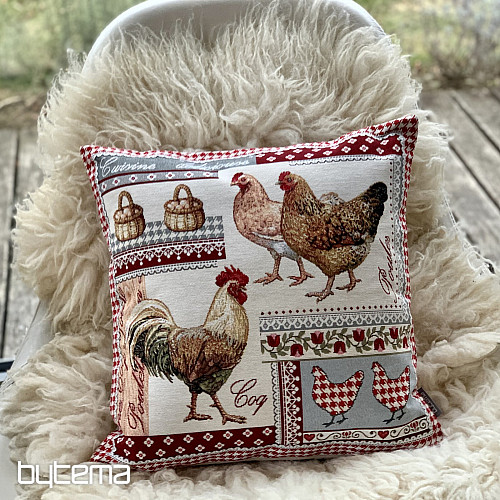 Tapestry pillow-case Farm