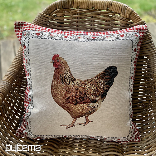 Tapestry pillow-case Hen 1