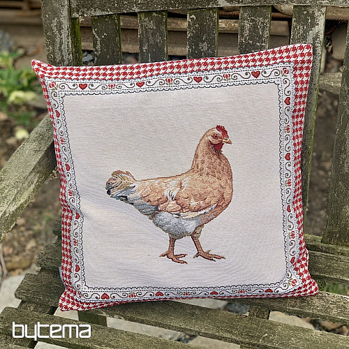 Tapestry pillow-case Hen 2