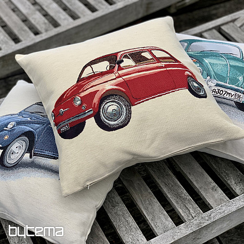 Tapestry cushion cover VW BEETLE TURQUOISE