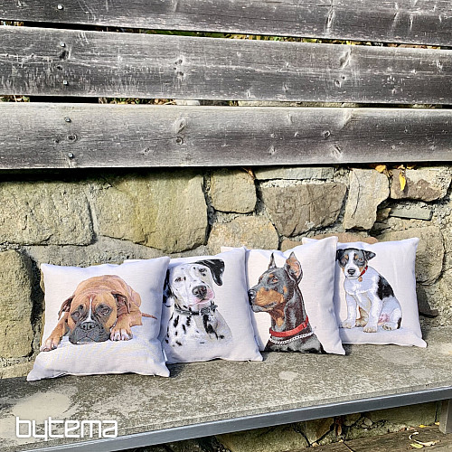Tapestry pillow-case Doberman