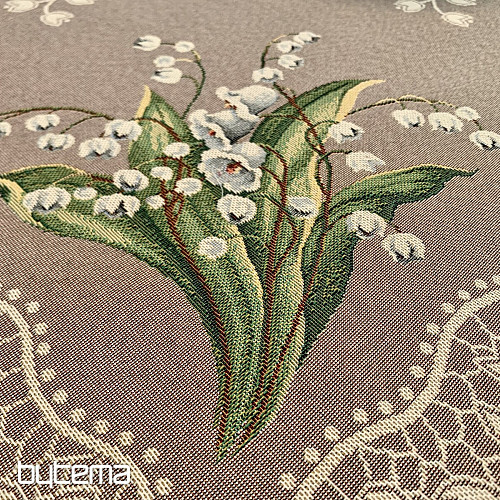Tapestry tablecloth and scarves KONVALINKA