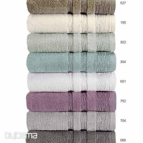 Luxurious towel EGERIA dark grey