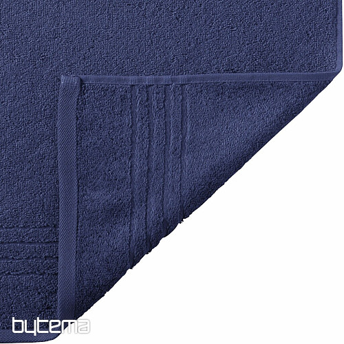 Luxury towel and bath towel MADISON 385 dark blue