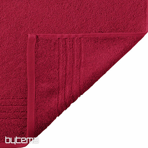 Luxury towel and bath towel MADISON 279 red
