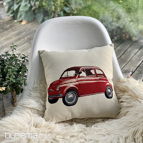 Tapestry cushion cover FIAT RED