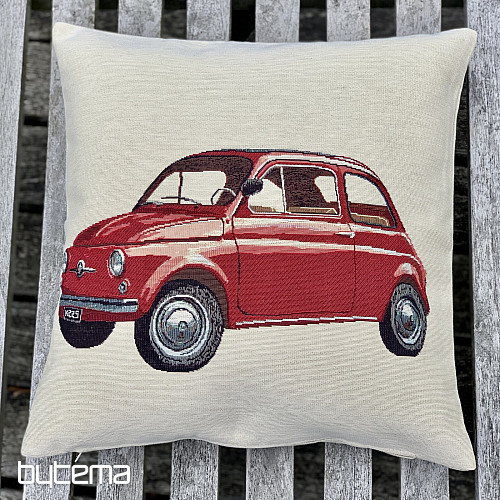 Tapestry cushion cover FIAT RED