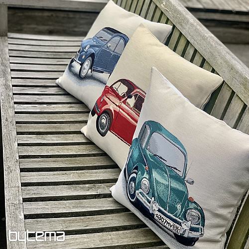 Tapestry cushion cover FIAT RED