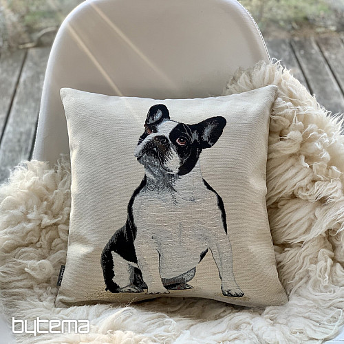 Tapestry cushion cover BULLDOG DOG