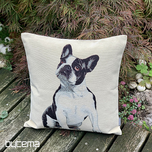 Tapestry cushion cover BULLDOG DOG