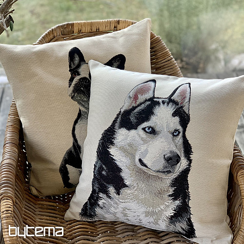 Tapestry cushion cover BULLDOG DOG
