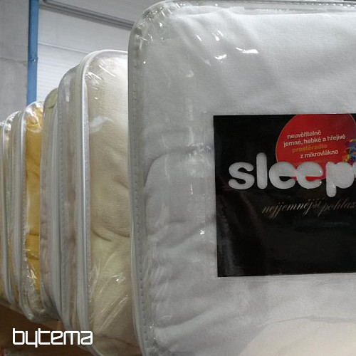 Micro flannel sheet SLEEP WELL white