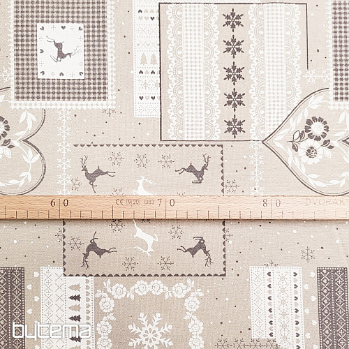 Christmas Decorative fabric CASA 90