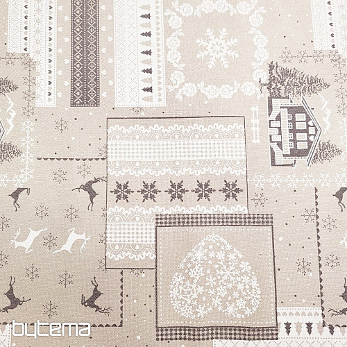 Christmas Decorative fabric CASA 90