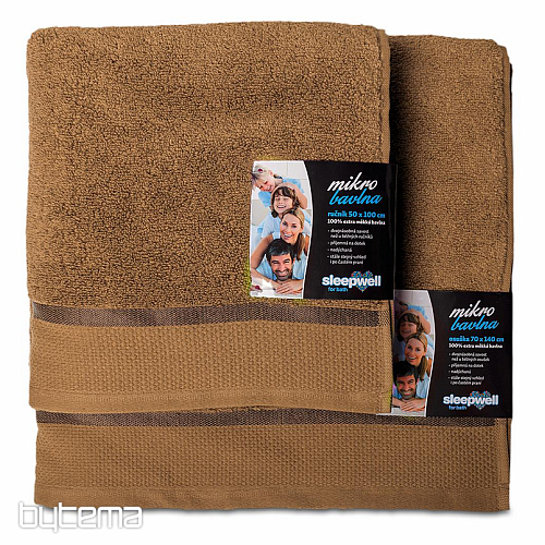 Towel and bath towel MICRO RUST