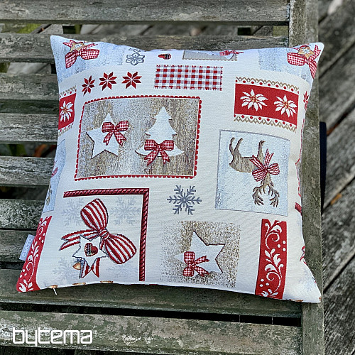 Christmas tapestry cover COUNTRY CHRISTMAS