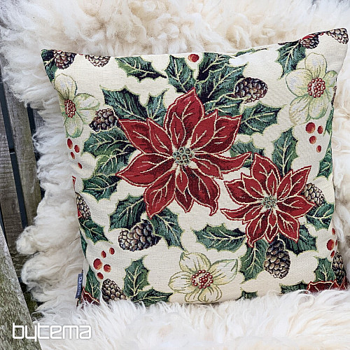 Christmas tapestry cover CHRISTMAS ROSE BARDI