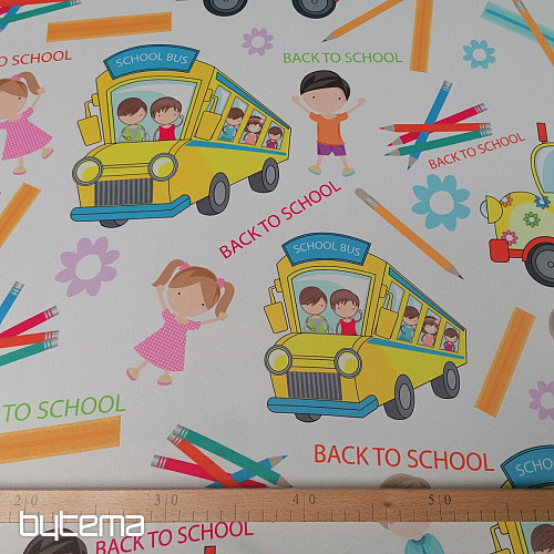 Decorative fabric 10027-03 BACK TO SCHOOL