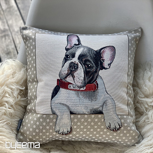 Tapestry cushion cover FRENCH BULLDOG