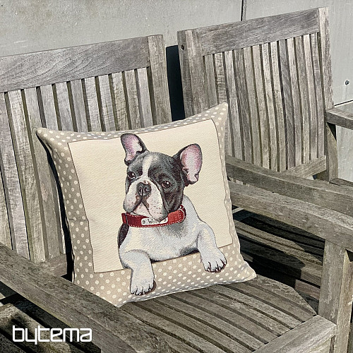 Tapestry cushion cover FRENCH BULLDOG