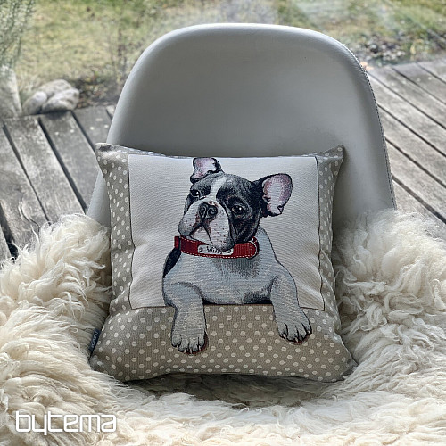 Tapestry cushion cover FRENCH BULLDOG