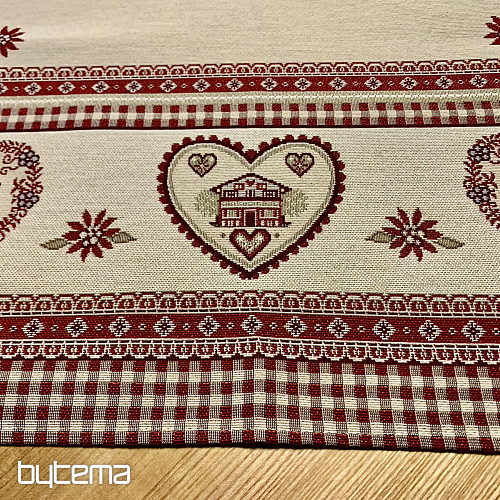 Tapestry tablecloth and scarf TYROLIAN ALPS