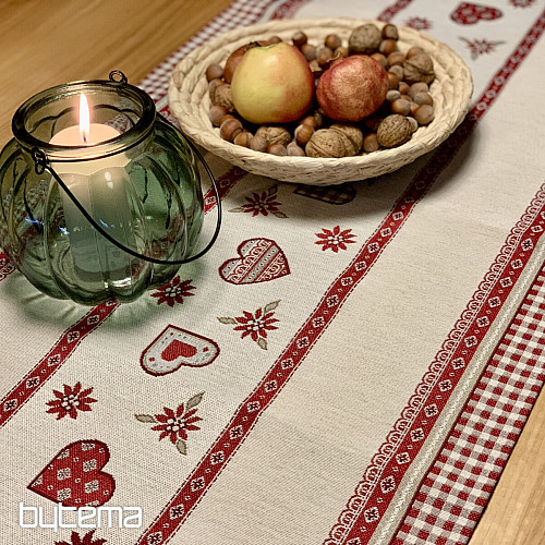 Tapestry tablecloth and scarf TYROLIAN ALPS