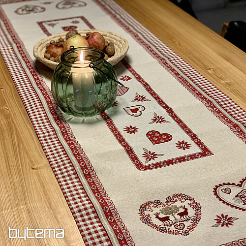 Tapestry tablecloth and scarf TYROLIAN ALPS