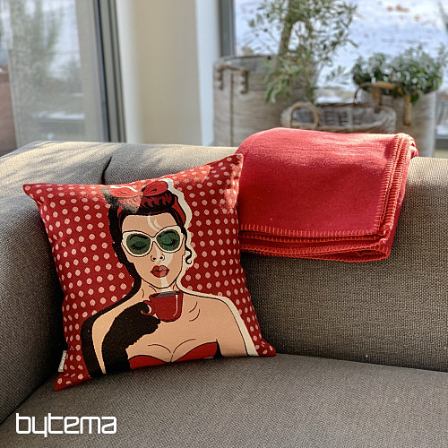 COMICS WOMAN I tapestry cushion cover