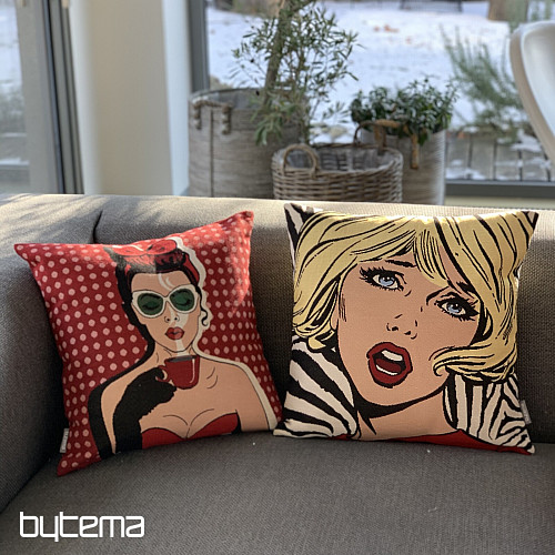 COMICS WOMAN I tapestry cushion cover