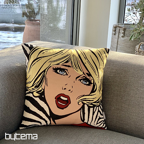 Tapestry pillow-case COMICS WOMAN II